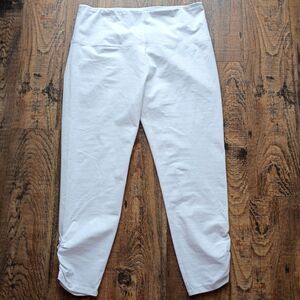 Soft Surroundings Cropped Leggings Women's M Cropped Cinched Leg Yoga Pants